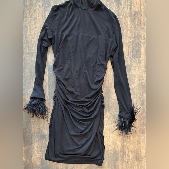 Flaw Amanda Uprichard Black Mini Dress - Picture 2 of 6